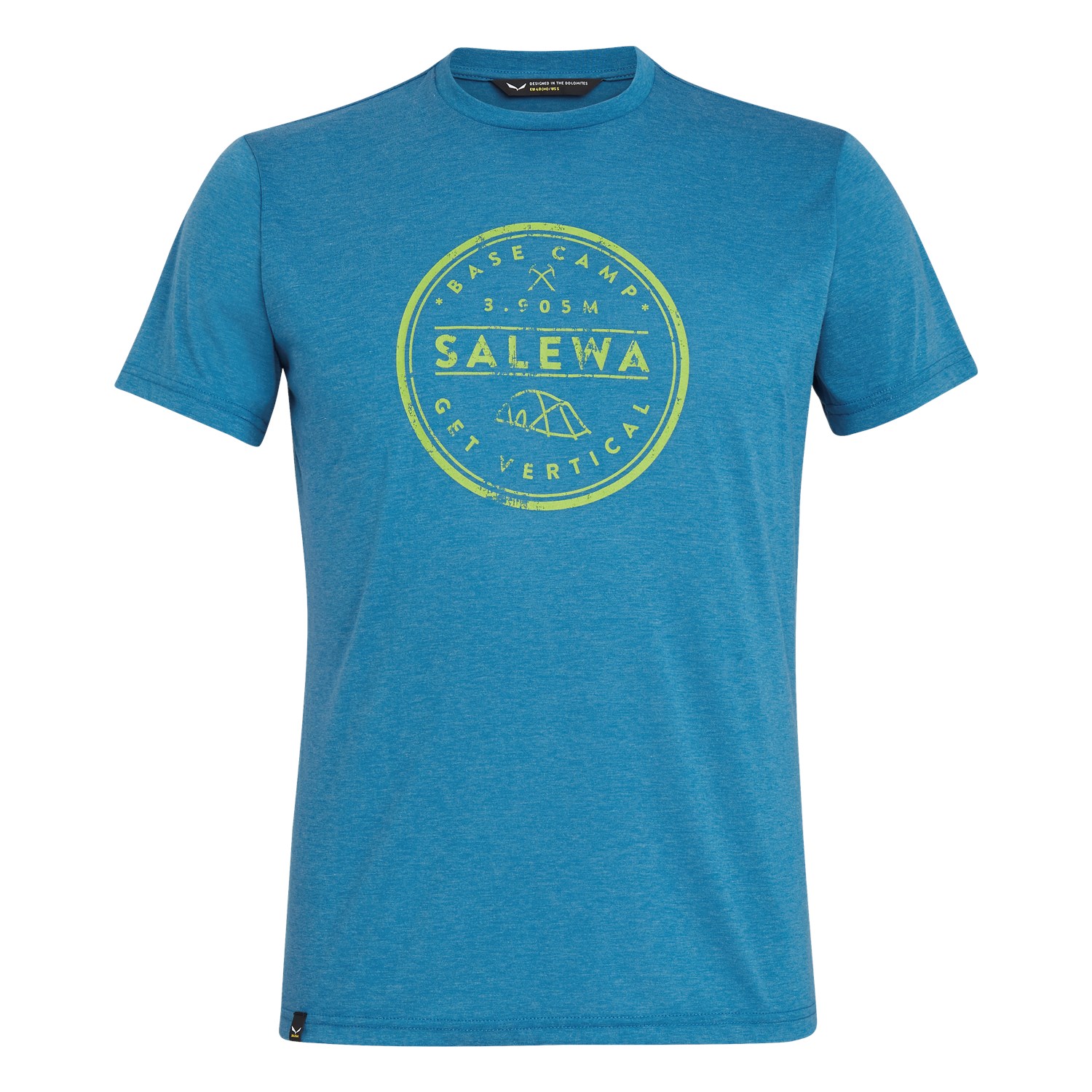 Salewa Men's Base Camp Drirelease® T-Shirts Blue VOG-912786